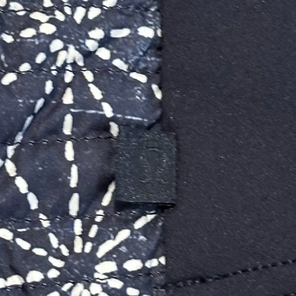 Lululemon athletica navy blue zipper jacket, white stitching, front pockets EUC - Picture 4 of 16